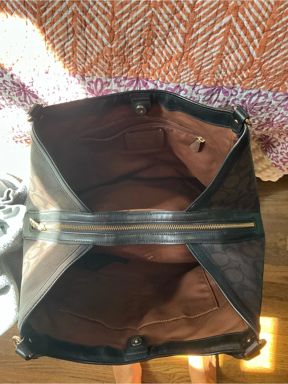 Coach Kristy Triple Compartment Shoulder Bag